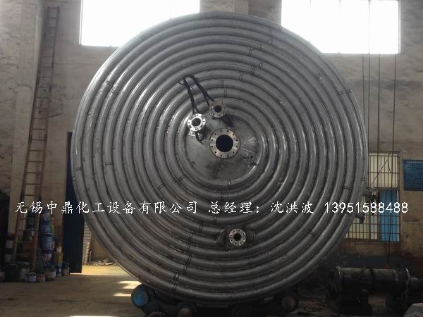 外盘半管加热反应釜 内盘管加热反应釜